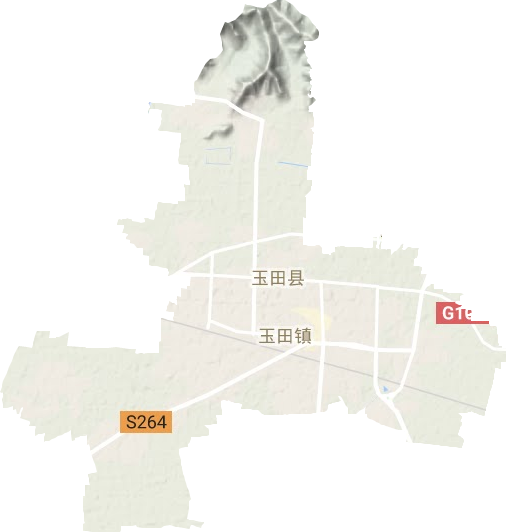玉田镇地形图
