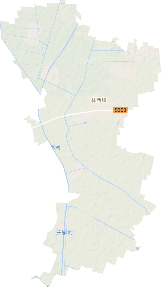 林西镇地形图