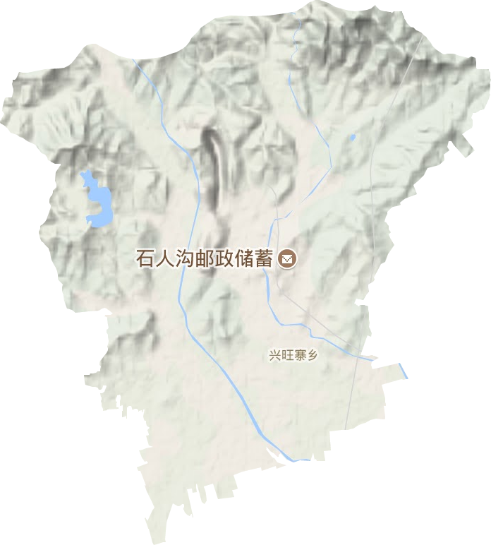 兴旺寨乡地形图
