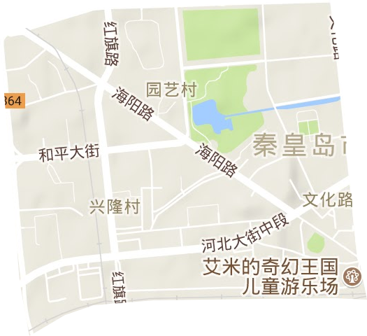 文化路街道地形图