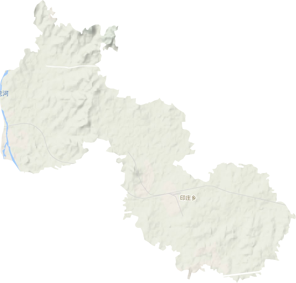 印庄乡地形图