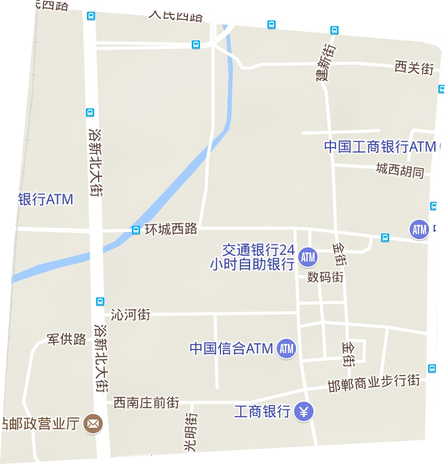和平街道地形图