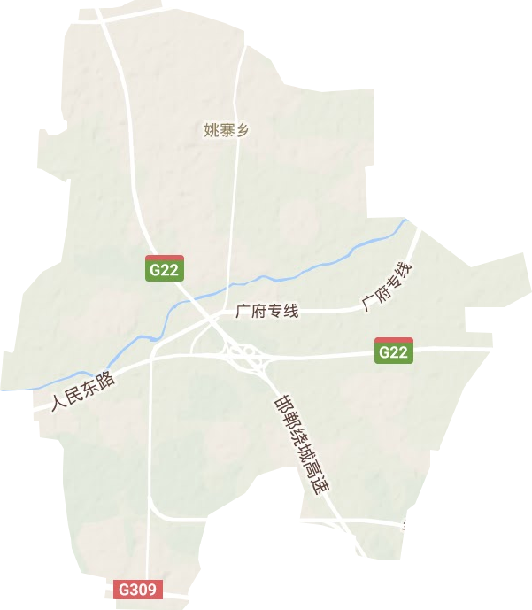 姚寨乡地形图