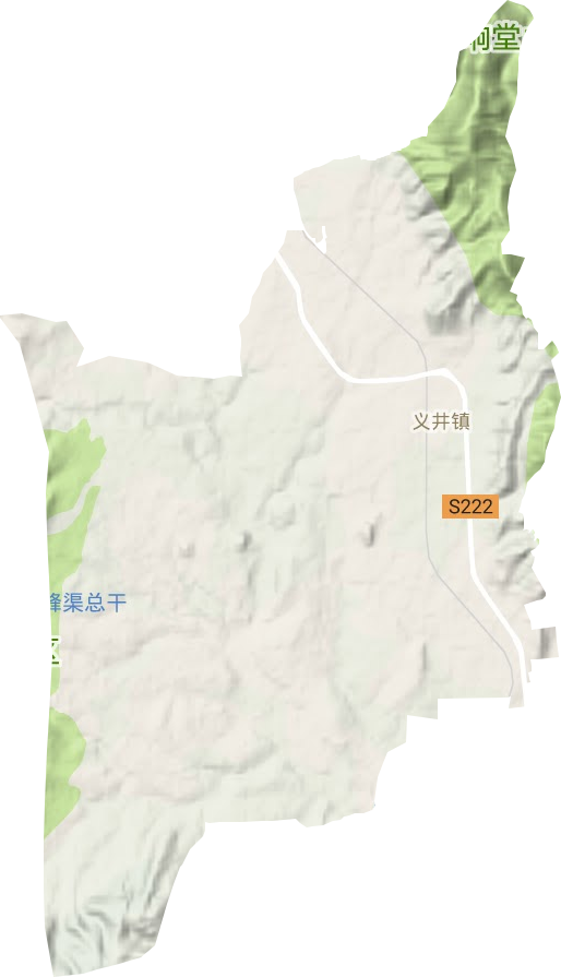 义井镇地形图