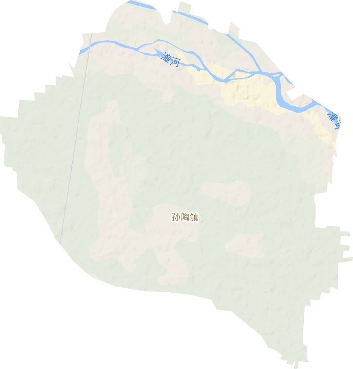 孙陶集镇地形图