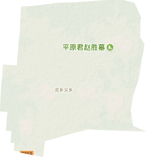 北乡义乡地形图