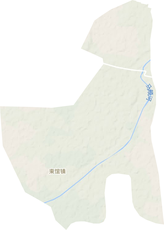 束馆镇地形图