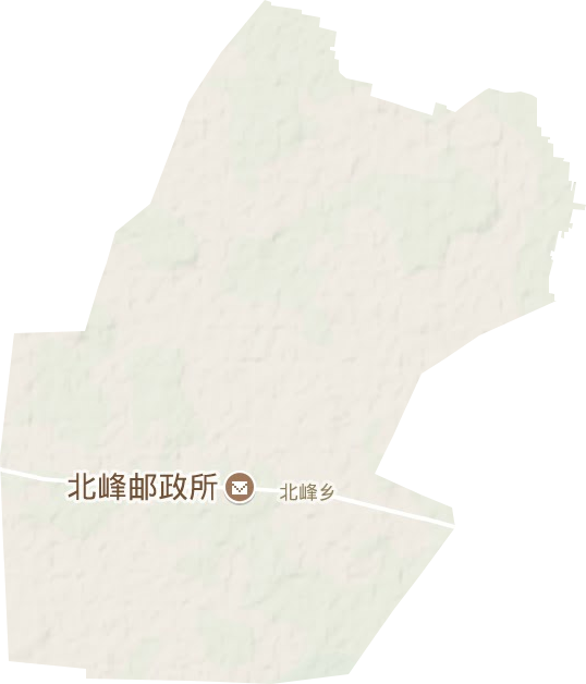北峰乡地形图