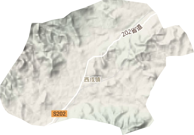 西戌镇地形图