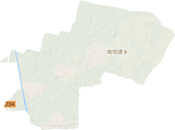 南阳堡乡地形图