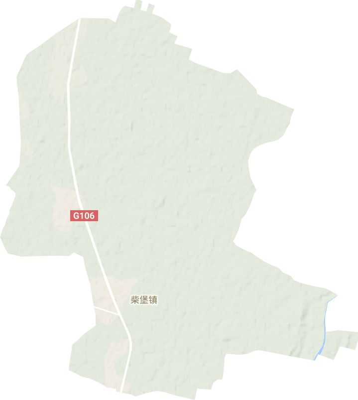 柴堡镇地形图