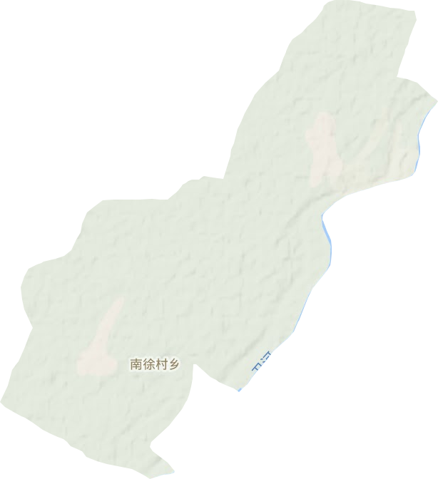 南徐村乡地形图