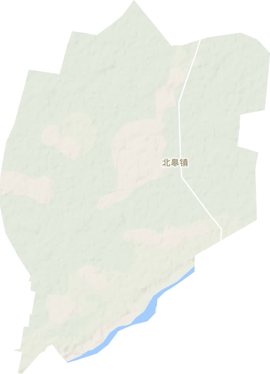 北皋镇地形图