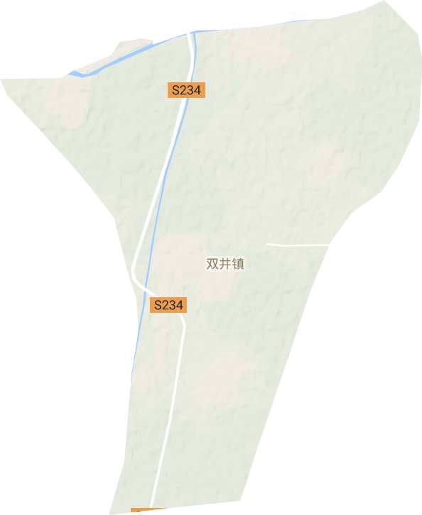 双井镇地形图