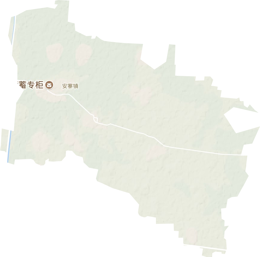 安寨镇地形图