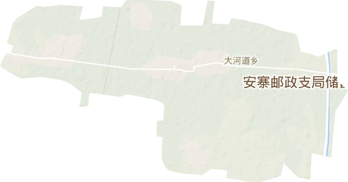 大河道乡地形图