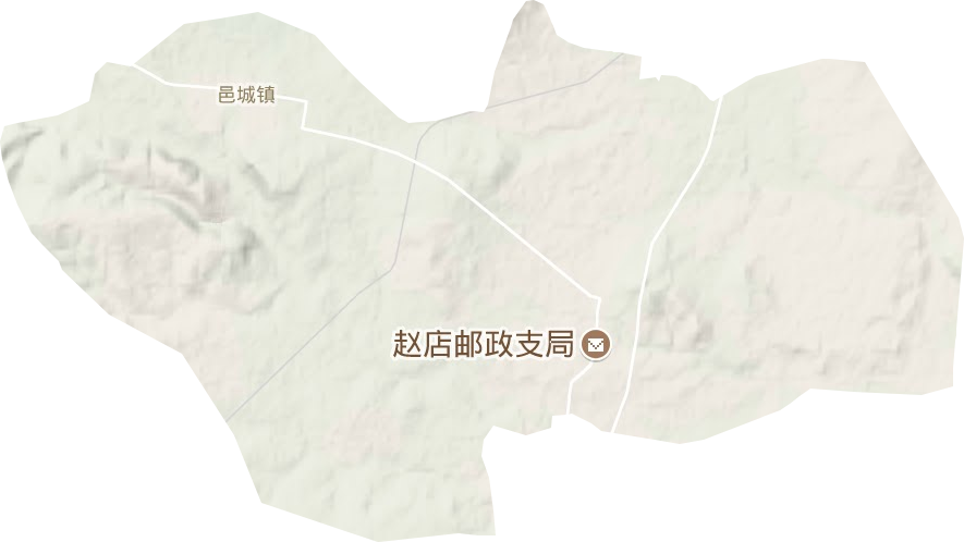 邑城镇地形图