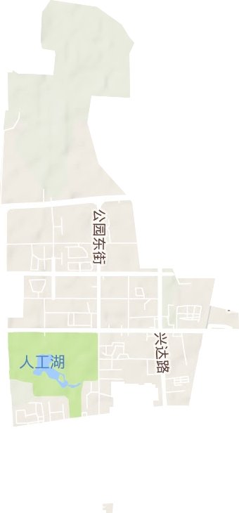 达活泉街道地形图
