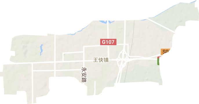 王快镇地形图