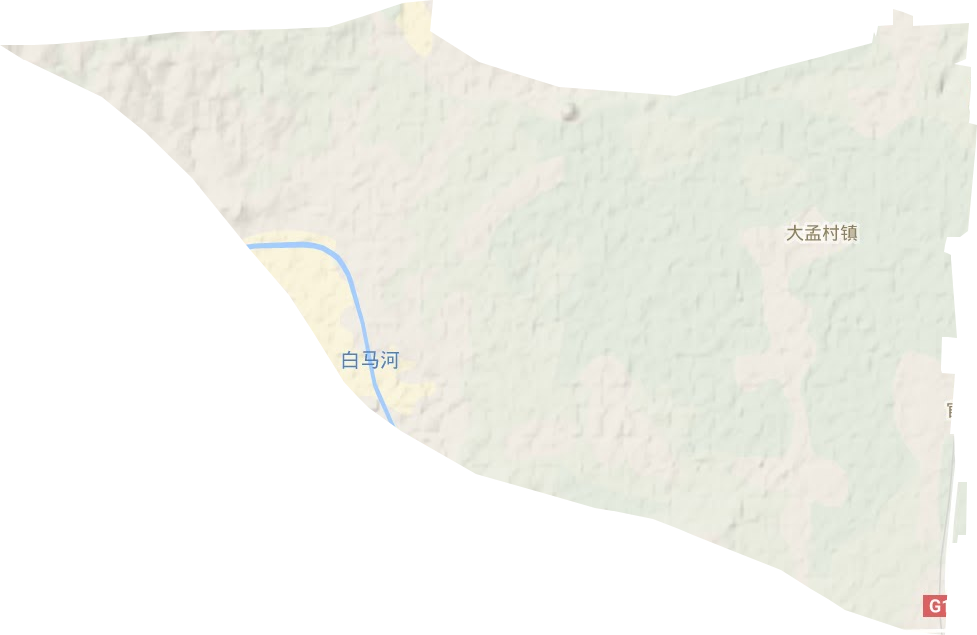 大孟村镇地形图