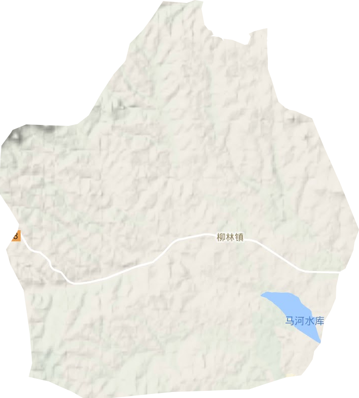 柳林镇地形图