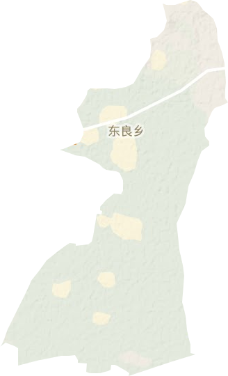 东良乡地形图