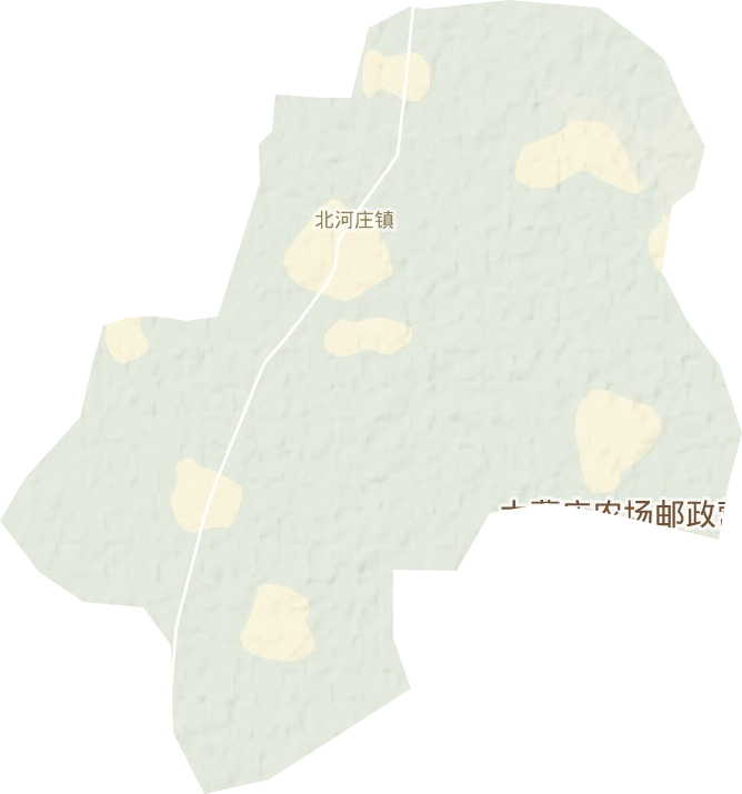 北河庄镇地形图