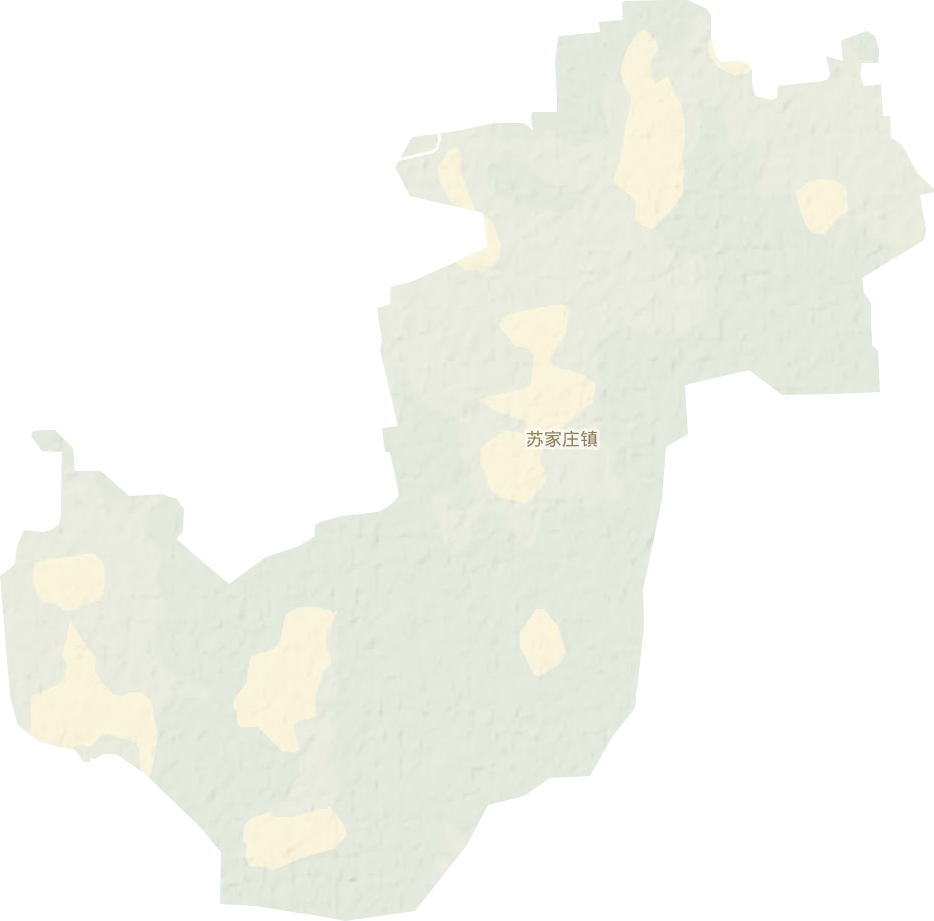 苏家庄镇地形图