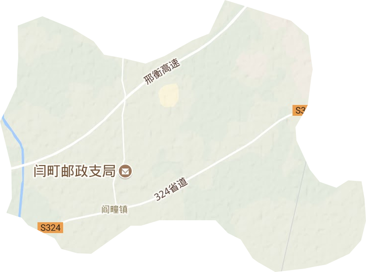 阎疃镇地形图