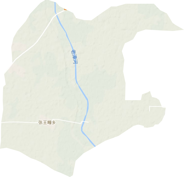 张王疃乡地形图