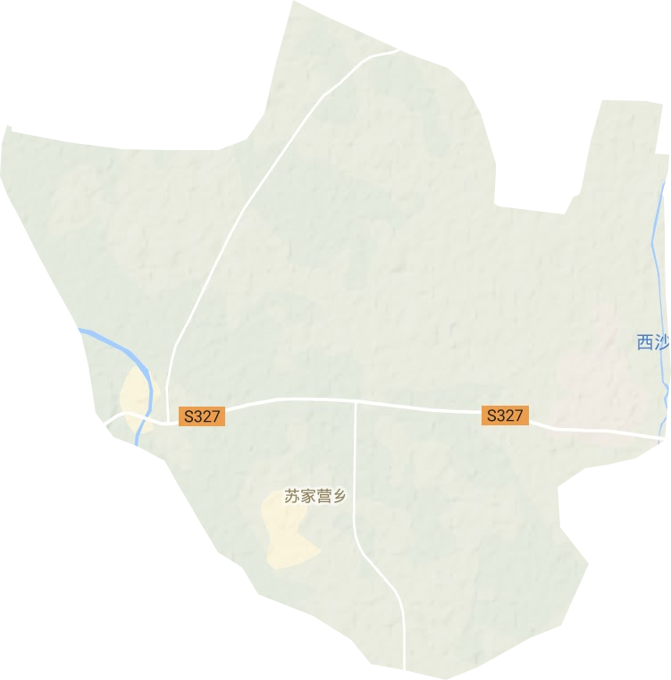 苏家营乡地形图