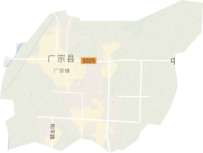 广宗镇地形图