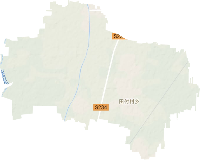 田付村乡地形图