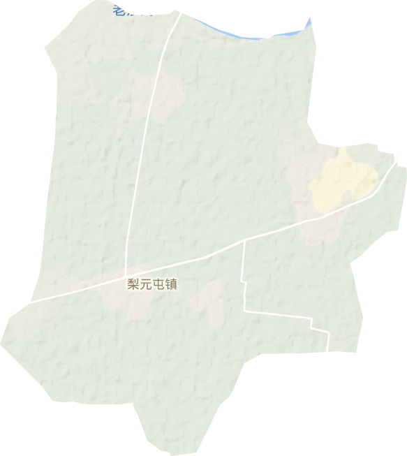 梨园屯镇地形图