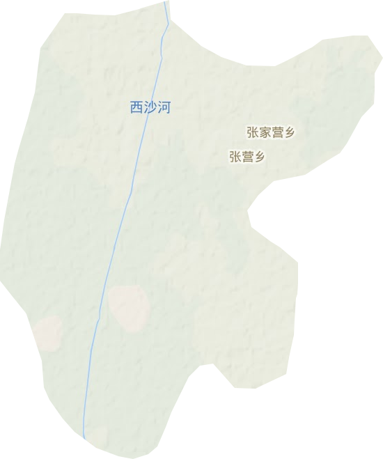 张家营乡地形图
