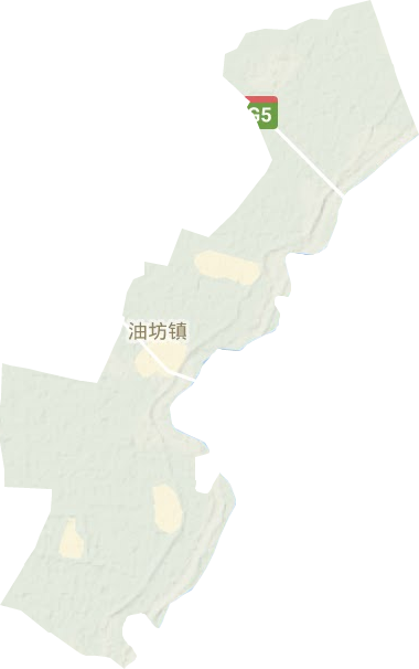 油坊镇地形图