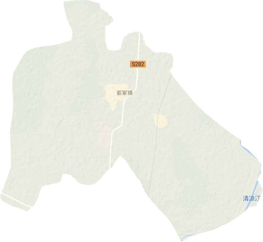 紫冢镇地形图