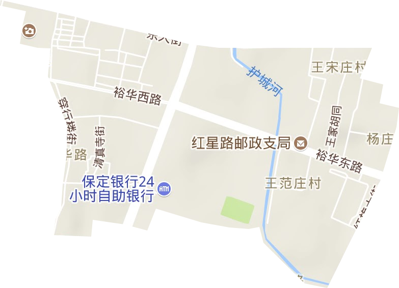 红星街道地形图