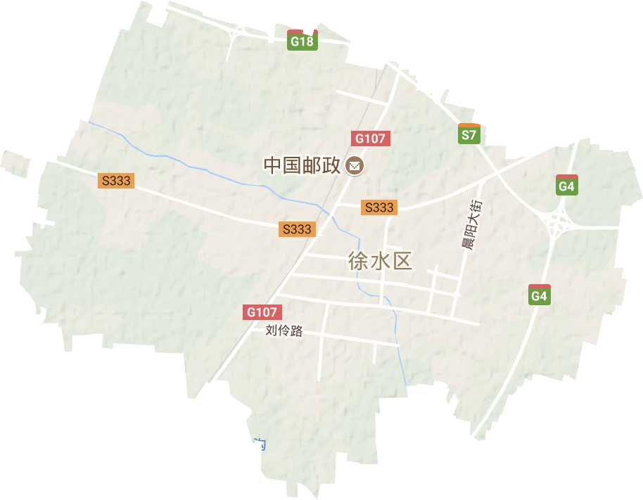 安肃镇地形图