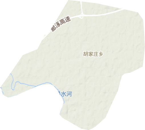 胡家庄乡地形图