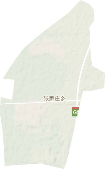 张家庄乡地形图