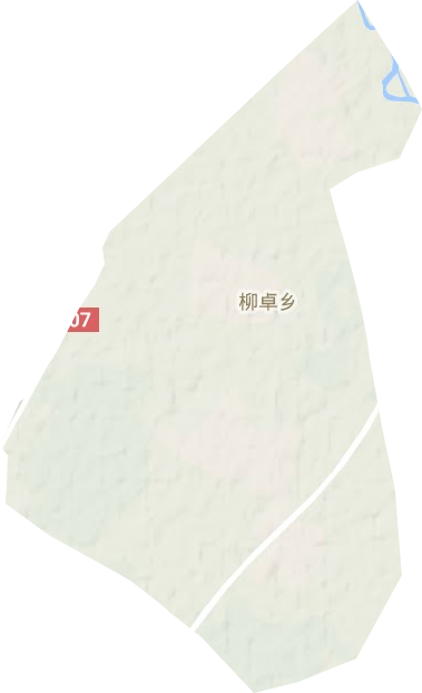 柳卓乡地形图