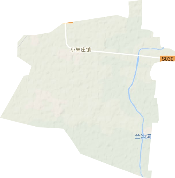小朱庄乡地形图