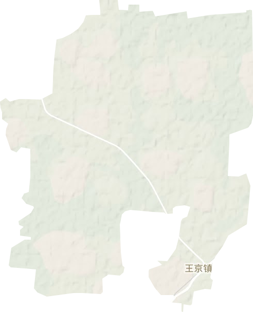 王京镇地形图