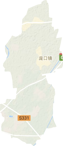 庞口镇地形图