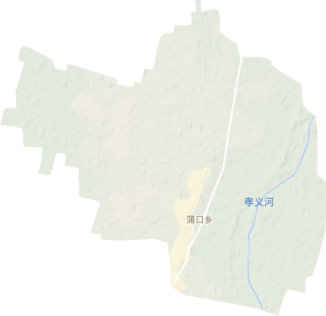 蒲口乡地形图