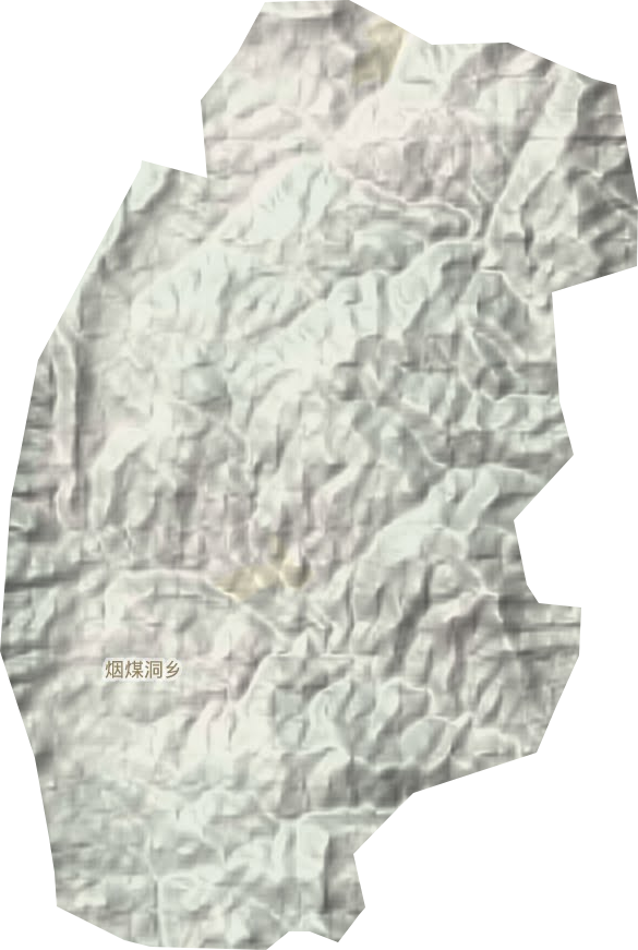 烟煤洞乡地形图