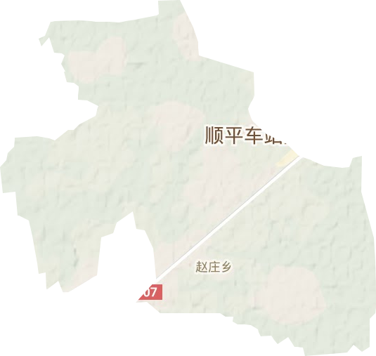 赵庄乡地形图