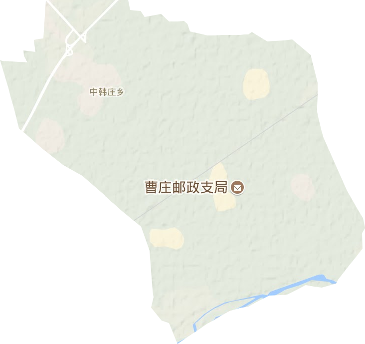 中韩庄乡地形图