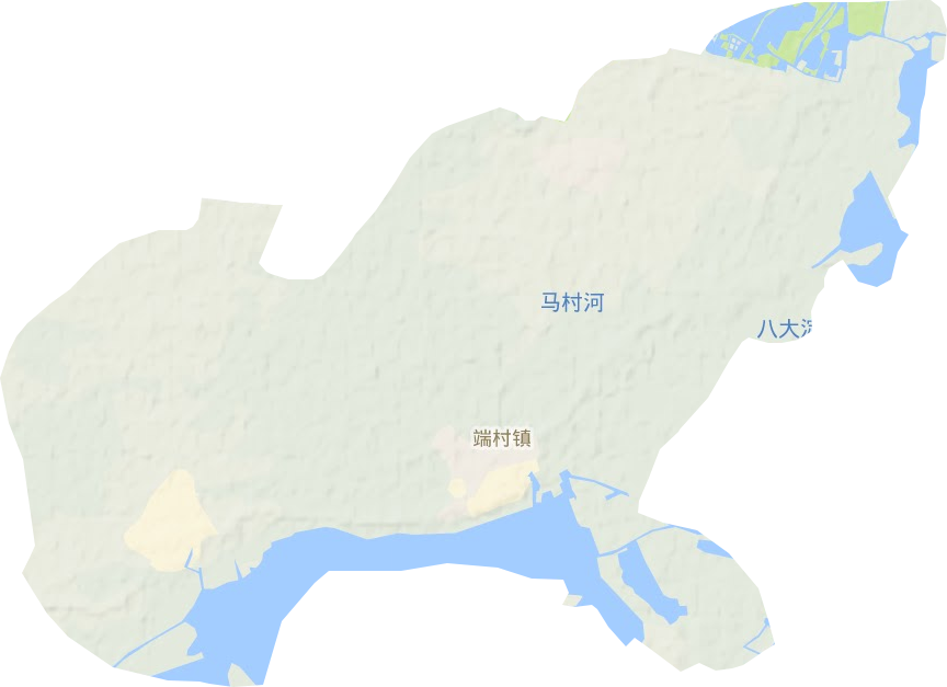 端村镇地形图